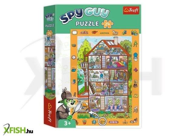 Trefl: Spy Guy Társasház nyomozós képkereső puzzle - 24 darabos