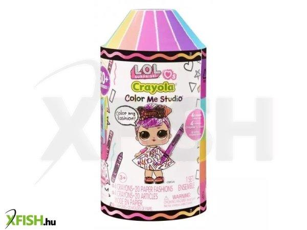 L.O.L. Surprise: Meglepetés Crayola stúdió színezhető babaruhákkal