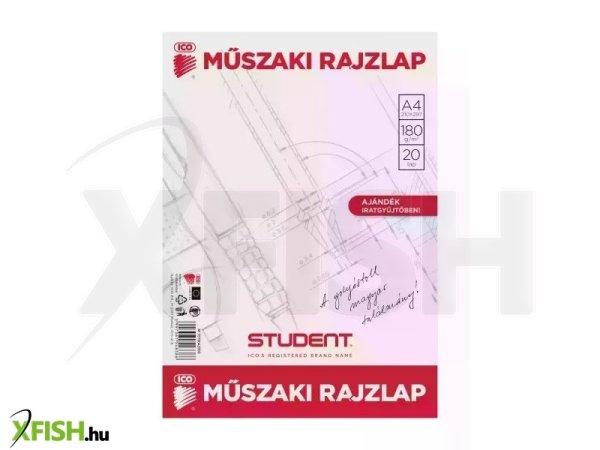 ICO Student: Műszaki rajzlap - A4, 20 db-os