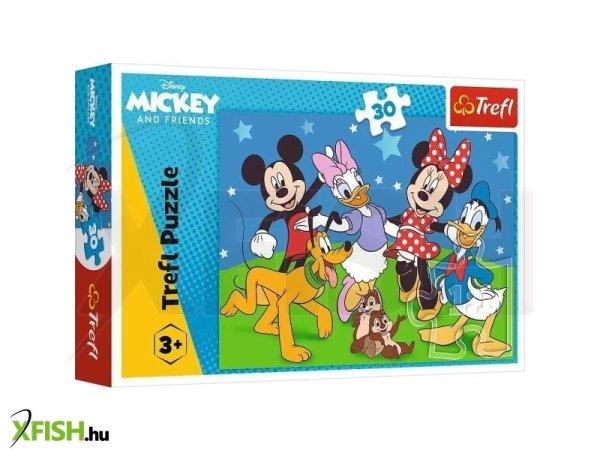 Trefl: Mickey egér és barátai - 30 darabos puzzle