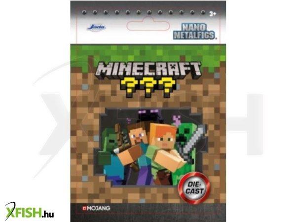 Jada Toys: Minecraft meglepetés nanofigura, 4 cm - 1. széria