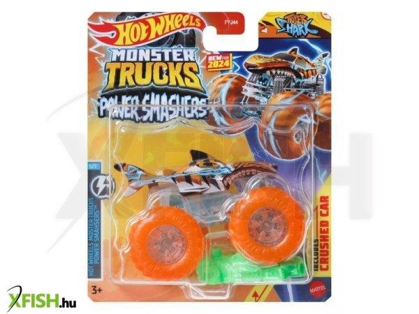 Hot Wheels Monster Trucks: Tiger Shark kisautó, 1:64