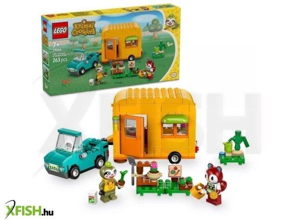 LEGO® Animal Crossing Leif karavánja és kertészeti boltja 77054