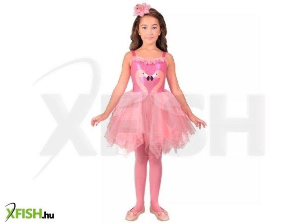 Flamingo jelmez fejpánttal - 116 cm