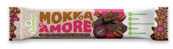 Sweetab vegan, glutenfree csokiszelet mokka 35 g