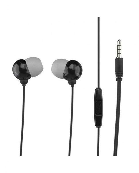 Maxell Plugz + mic Earphone Black