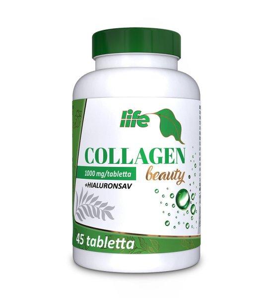 Life collagen beauty 1000mg+hyaluronsav kapszula 45 db