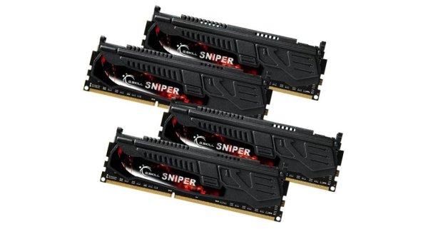 G.SKILL 32GB DDR3 2400MHz Kit(4x8GB) Sniper Black