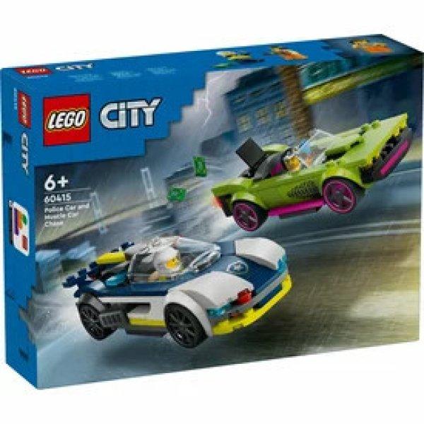 LEGO CITY POLICE 60415 RENDŐRAUTÓ ÉS SPORTKOCSI HAJSZA