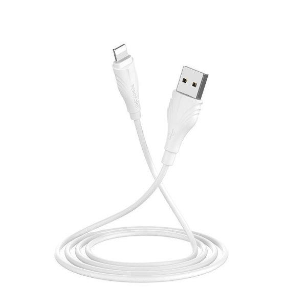 BOROFONE BX18 Lightning Charging Data Cable 3m White