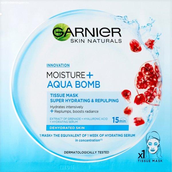 Garnier arcmaszk Aqua Bomb - gránátalma (kék) 32g