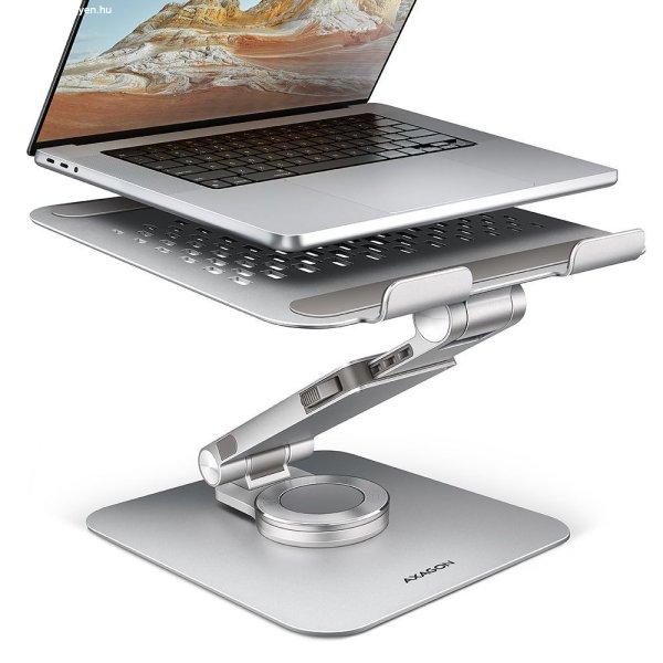 AXAGON STND-LR Stand with 360° Rotation for Laptops and Tablets Silver