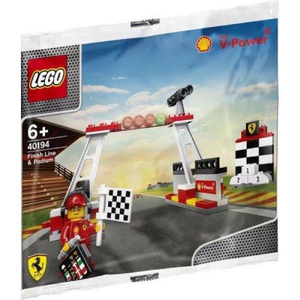 Lego Racers 40194 - Célegyenes befutó és pódium