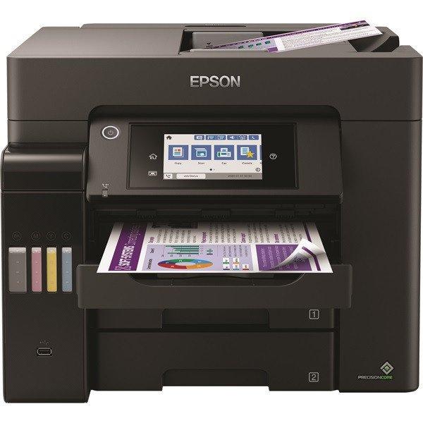 EPSON Tintasugaras nyomtató - EcoTank L6570 (A4, MFP, színes, 4800x2400 DPI,
32 lap/perc, USB/LAN/Wifi)