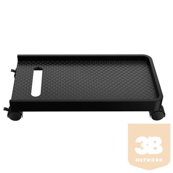 Orico Számítógép állvány - CPB2-B (24,6 x 46,7 x 4 cm, gurulós, műanyag,
fekete)