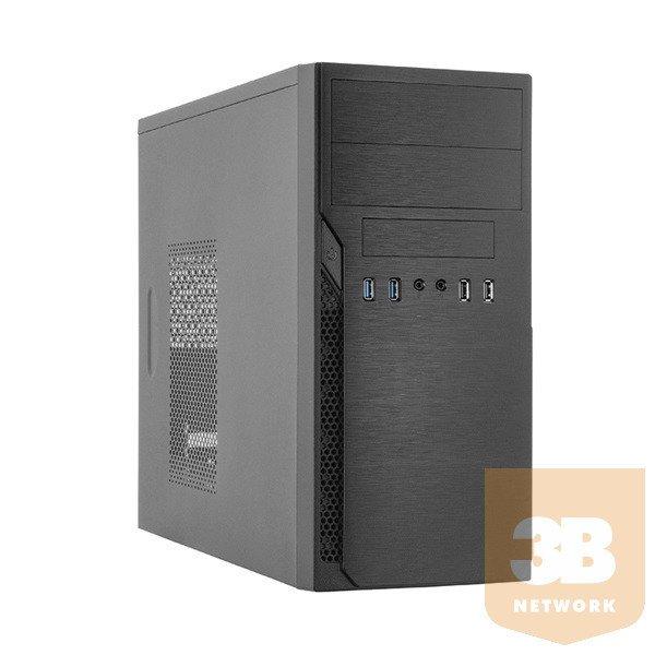 CHIEFTEC Ház Elox HO-12B-OP Mini ITX - mATX, Tápegység nélkül, Fekete