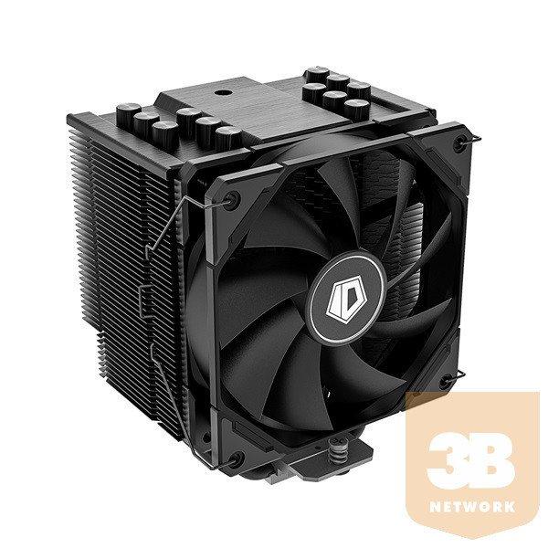 ID-Cooling CPU Cooler - SE-226-XT BLACK (16.2-35.2dB; max 129,39 m3/h; 4Pin
csatlakozó, 6 db heatpipe, 12cm, PWM)