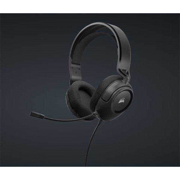 CORSAIR Vezetékes Headset, HS35 v2 Gaming, Multiplatform, carbon