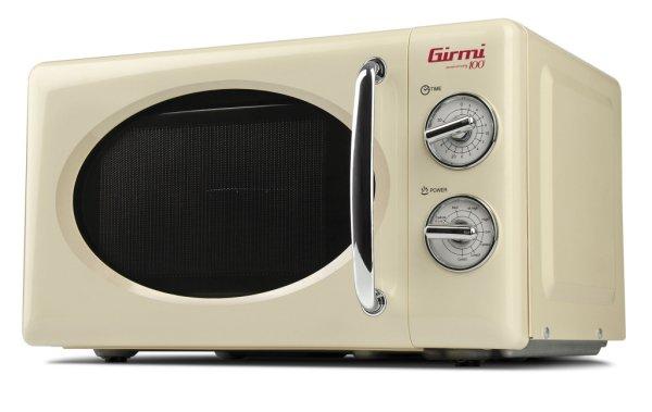 Girmi FM21 Mikrohullámú sütő krém színben, 20 literes, 30 perces
időzítővel, 1150 W (teljesítmény), 800 W (grillteljesítmény)