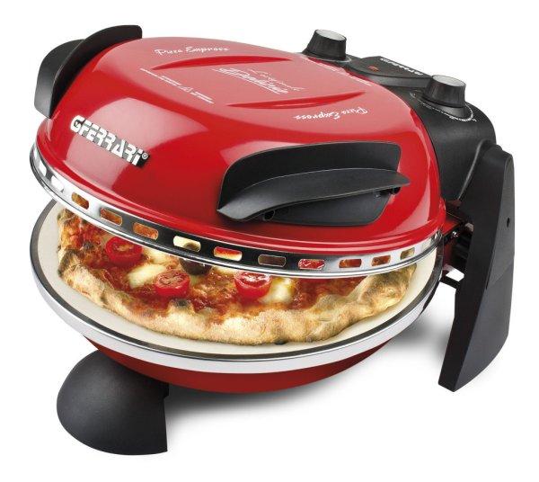 G3 Ferrari G10006 EVO Forno Pizza Delizia Red, eredeti piros színű olasz házi
pizza sütő, 5 perc alatt, 400 fokon, 31cm-es pizza