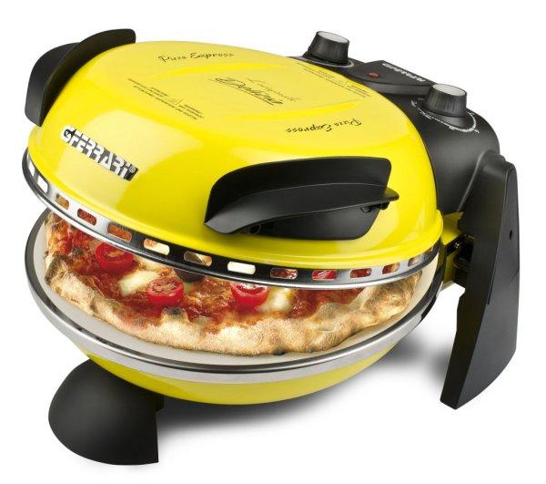 G3 Ferrari G10006 Forno Pizza Delizia Yellow, eredeti sárga színű olasz házi
pizza sütő, 5 perc alatt, 400 fokon, 31cm-es pizza