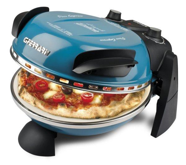 G3 Ferrari G10006 Forno Pizza Delizia Blue, eredeti kék színű olasz házi
pizza sütő, 5 perc alatt, 400 fokon, 31cm-es pizza