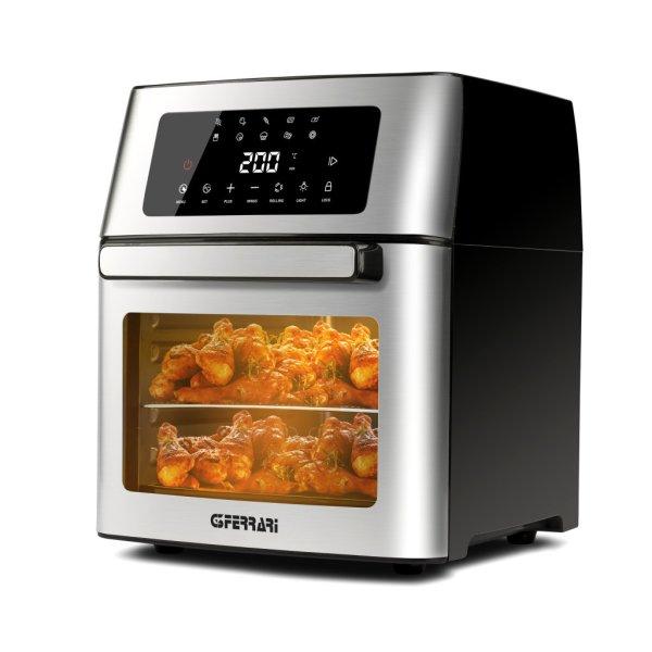 G3 Ferrari G10182 Friggisano EVO 15L Innovatív, forrólevegős, multifunkciós
sütő, 1700W, 15 literes