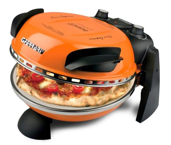 G3 Ferrari G10006 Forno Pizza Delizia Orange, eredeti narancssárga színű
olasz házi pizza sütő, 5 perc alatt, 400 fokon, 31cm-es pizza