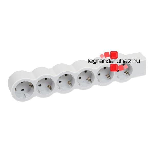 Legrand Elosztósor Standard 6x2P+F, vezeték nélkül, fehér-szürke, Legrand
694579