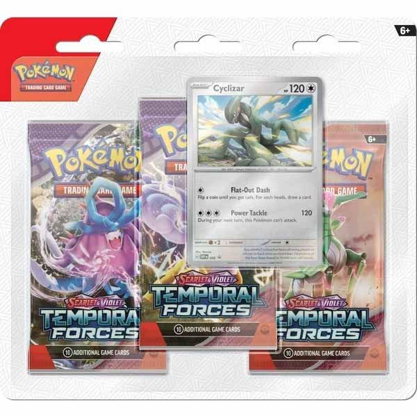 Kártyajáték Pokémon TCG: Scarlet & Violet Temporal Forces 3 Blister Cyclizar
(Pokémon)