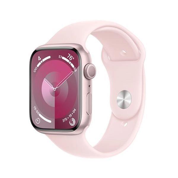 Apple Watch Series 9 GPS 45mm rózsaszín Aluminium Case Light rózsaszín Sport
szíjjal - M/L