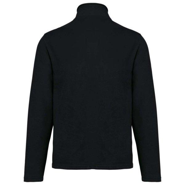 Uniszex környezetbarát, unisex cipzáras mikropolár pulóver, Kariban KA9121,
Black-L