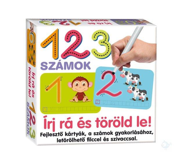 Számok - Írj rá és töröld le!