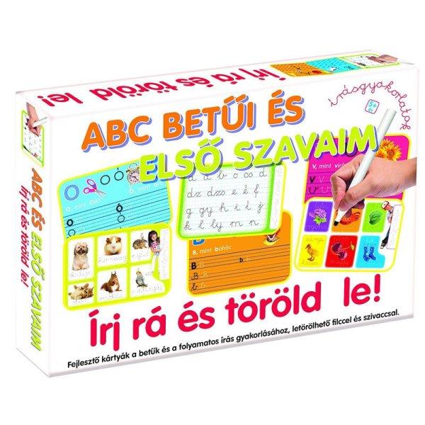 ABC és első szavaim - Írj rá és töröld le!