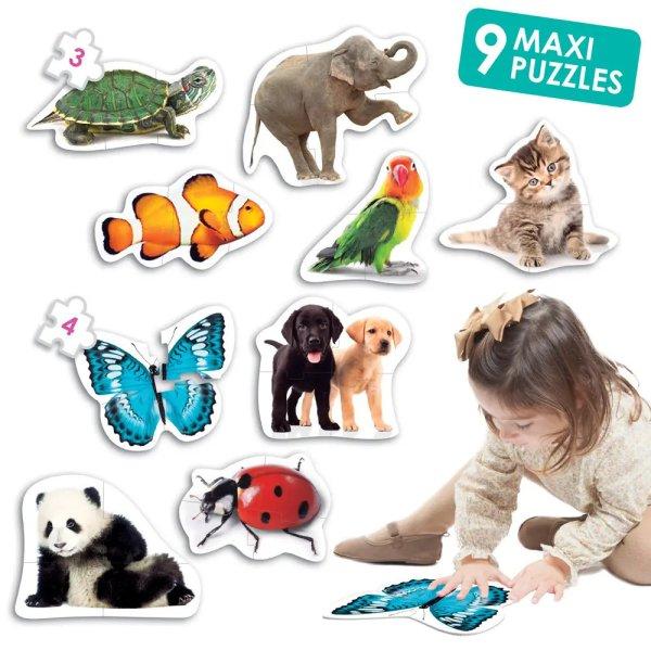 Maxi puzzle - állatok AKROS 