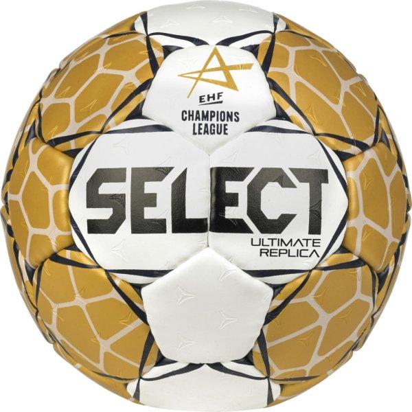 SELECT Ultimate Bajnokok Ligája V23 Replica Kézilabda fehér/arany