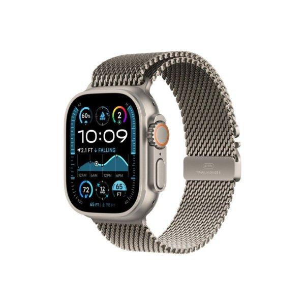 Apple Watch Ultra 2 v2 Cellular 49mm Natural Titanium Case with Natural Titanium
Milanese Loop L