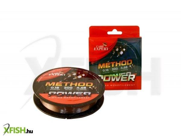 Carp Expert Power Method Feeder Monofil Zsinór Barna 200m 0.20mm 5.62Kg