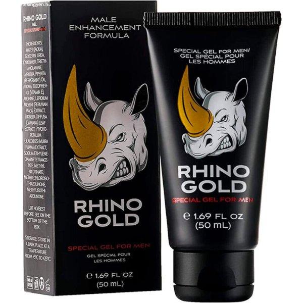 RHINO GOLD SPECIAL POTENCIA ÉS PÉNISZNÖVELŐ GÉL - 50 ML