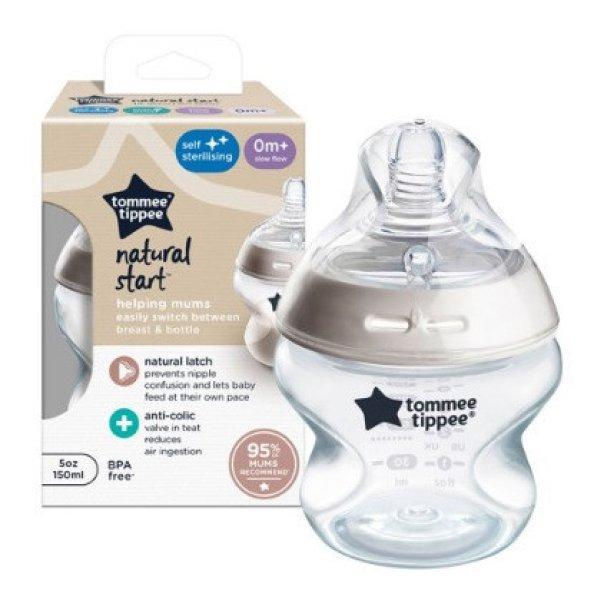 Tommee Tippee Natural start 150ml cumisüveg - 0 hó+ 