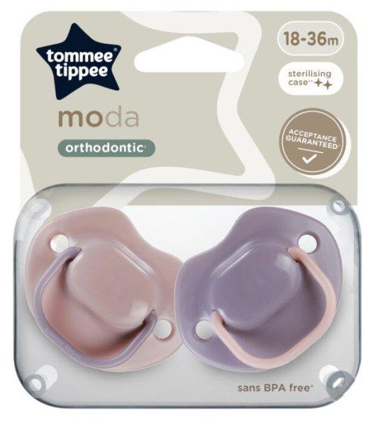 Tommee Tippee Moda játszócumi 2db 18-36hó - rózsaszín/lila