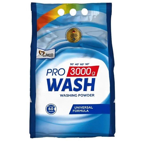 3 kg PRO WASH univerzális mosópor - 60 mosáshoz