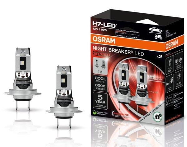 Osram H7 Led szett Night Breaker Speed 64210DWNBSP-2HB