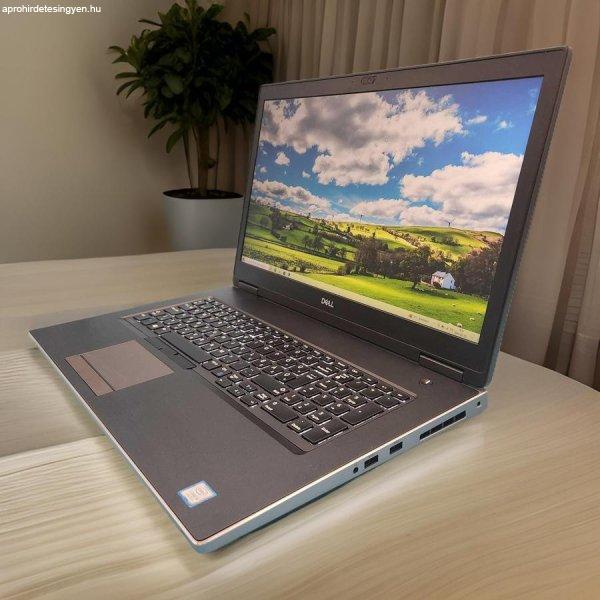 Az erőgép DELL Precision 7740 I7-9850H/32GB/512SSD/Nvidia RTX 3000 6GB /17,3