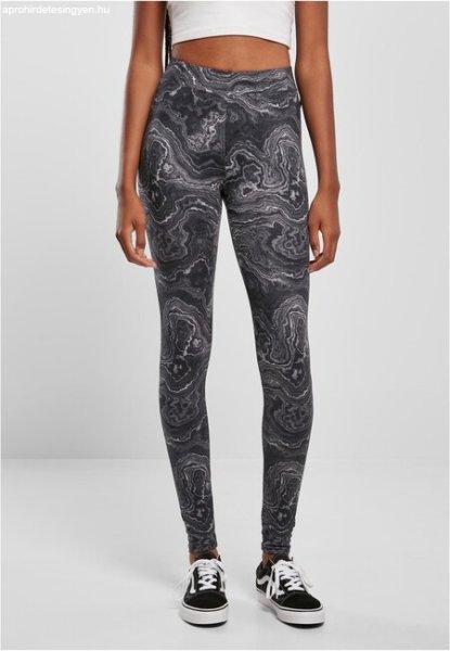 Urban Classics Ladies Soft AOP Leggings blackoil