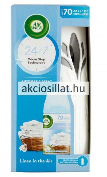 Air Wick Freshmatic automata légfrissítő készülék + utántöltő Linen in
the Air Frissen mosott ruha 250ml