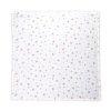 Lorelli Muszlin takar 80x80 cm - White With Rose St