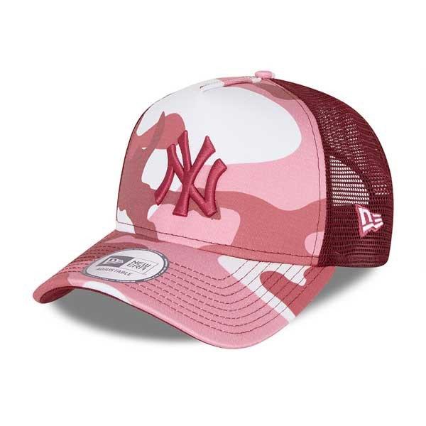 Trucker sapka New Era 9Forty AF Trucker MLB Camo Pack Pink NY Yankees