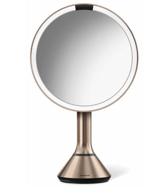 Simplehuman Újratölthető tükör érintéssel
szabályozható fényerősség Dual Light 20 cm Rose Gold
acél