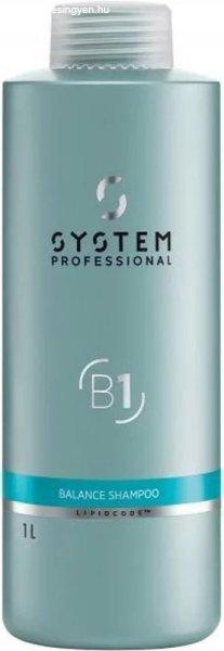 System Professional Nyugtató sampon érzékeny fejbőrre
(Balance Shampoo) 1000 ml